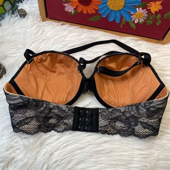 Victoria's Secret Women's Black Lace Multiway Bra 36C Underwired - Picture 2 of 7